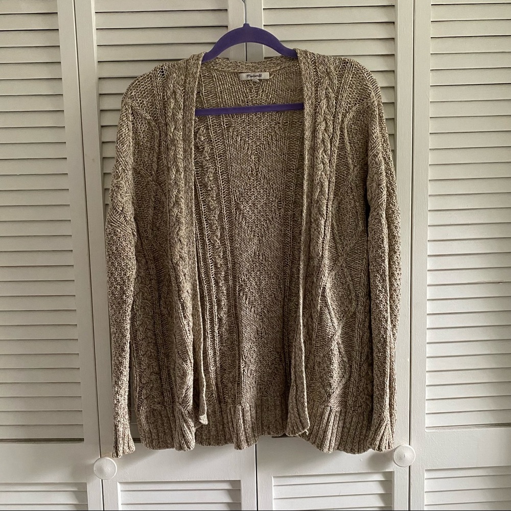 Madewell | Cableknit Cardigan Sweater